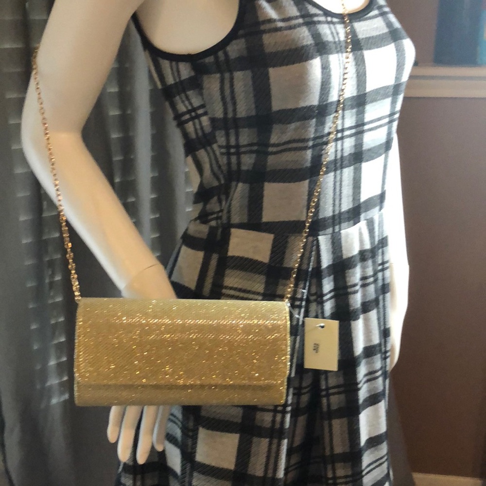 Night out  mini Gold sling Bag